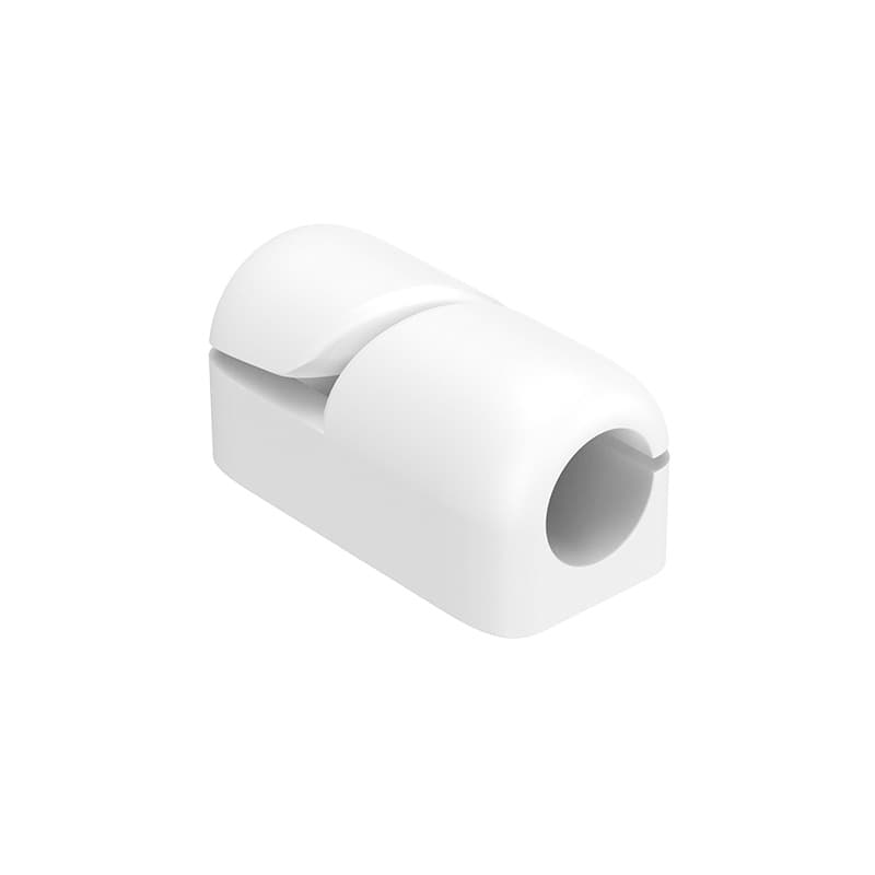 Clips câbles en silicone blancs (lot de 10)