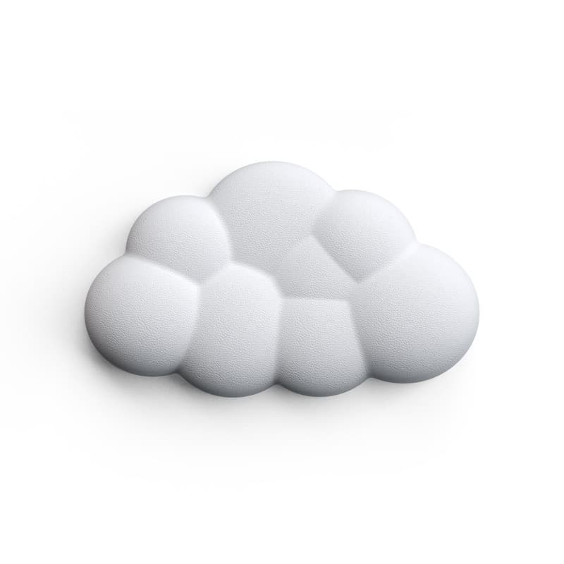 Repose-poignet nuage (blanc, format court)