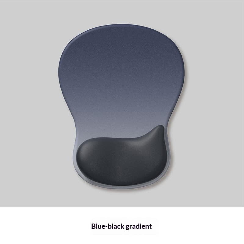 Tapis de souris avec repose-poignet (dégradé bleu-noir)
